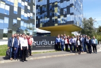 Reprezentanți ai cooperativelor membre UNCSV, în schimb de experiență la cooperativa EURALIS, în Franța